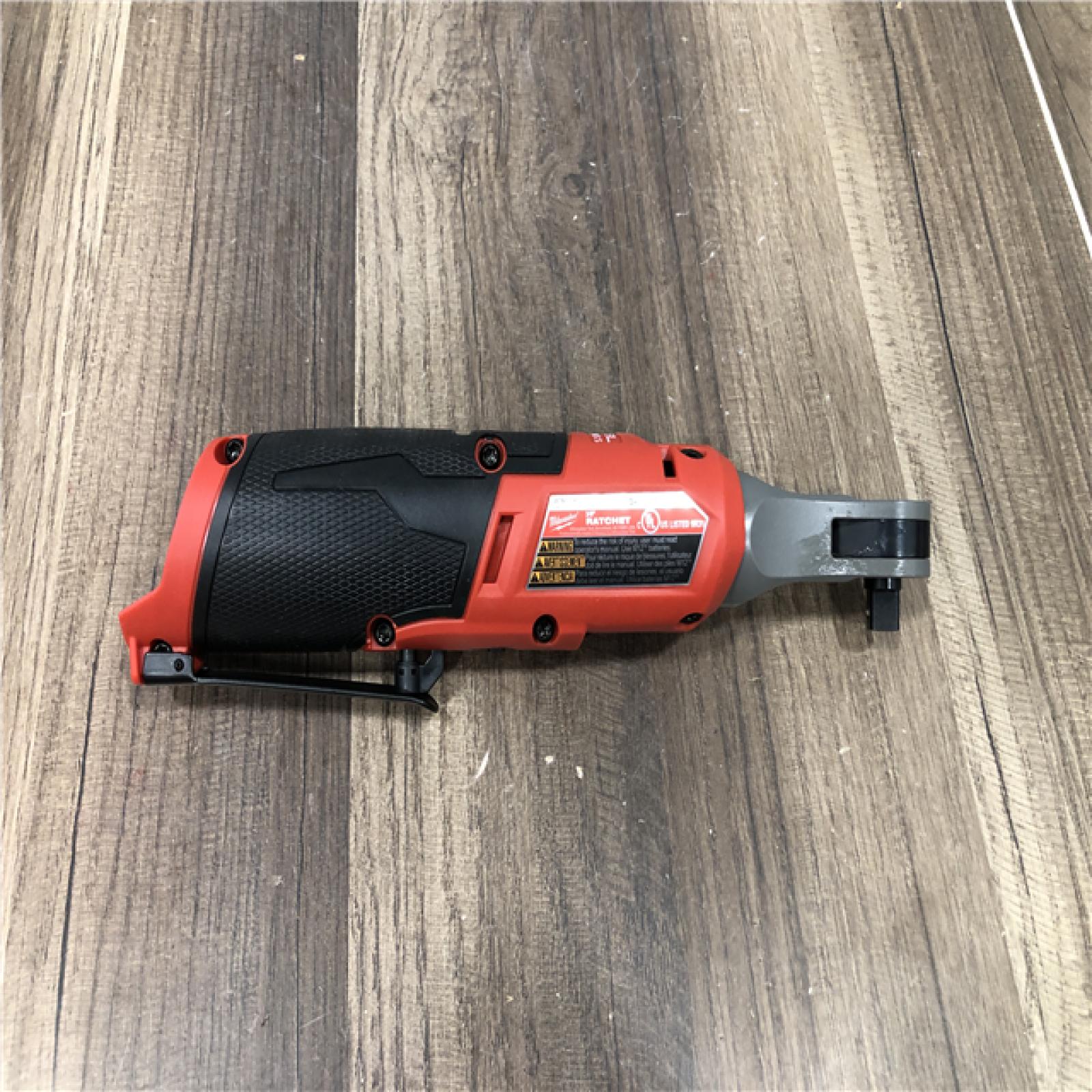 AS-IS Milwaukee FUEL 12-Volt Lithium-Ion Brushless Cordless High Speed 3/8 in. Ratchet (Tool-Only)