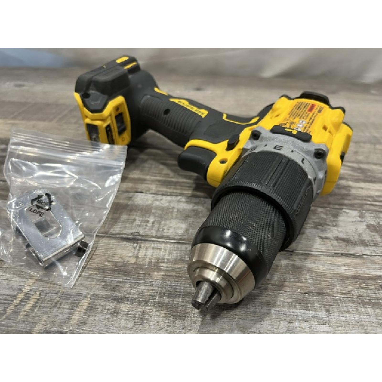 AS-IS DEWALT 20V XR Brushless Cordless 1/2 in. Hammer Drill (Tool-Only)