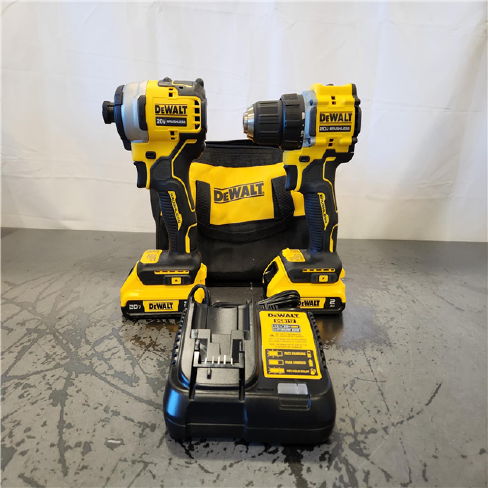 AS-IS- DEWALT ATOMIC 20-Volt MAX Lithium-Ion Cordless Combo Kit