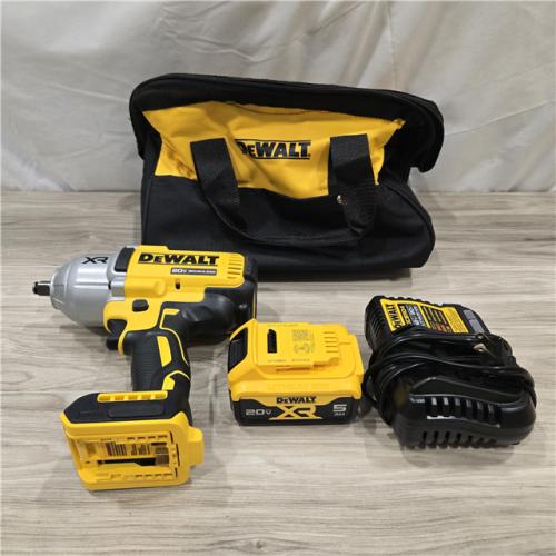 AS-IS Dewalt 20V MAX Lithium-Ion Cordless 1/2 in. Impact Wrench Kit