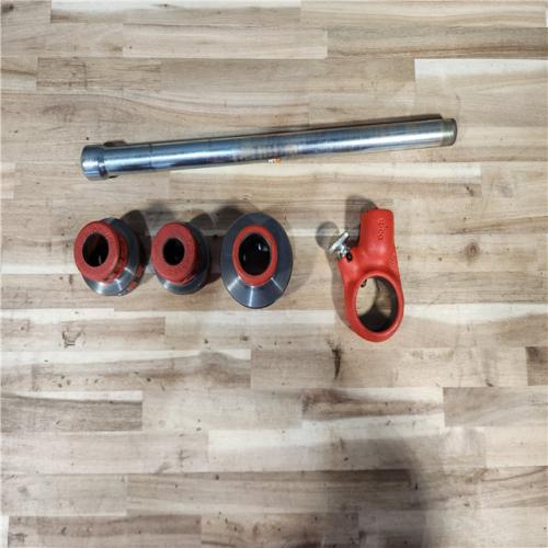 HOUSTON LOCATION - AS-IS RIDGID 36345 Exposed Ratchet Threader Set  1/2-1 Capacity NPT