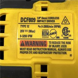 AS-IS DEWALT Atomic 20V Max Lithium-Ion Brushless Cordless Compact 1/4 in. Impact Driver Kit