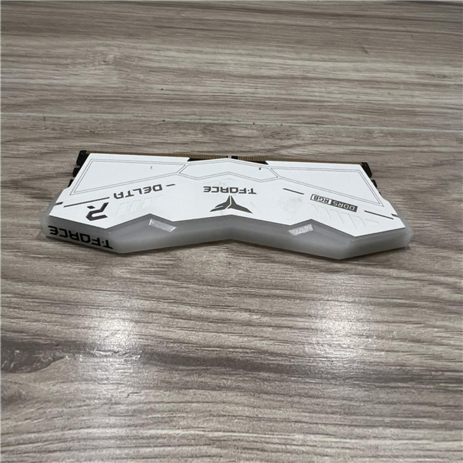 AS-IS T-Force DELTA RGB DDR5 DESKTOP RAM WHITE 16GB 5200MHz CL40