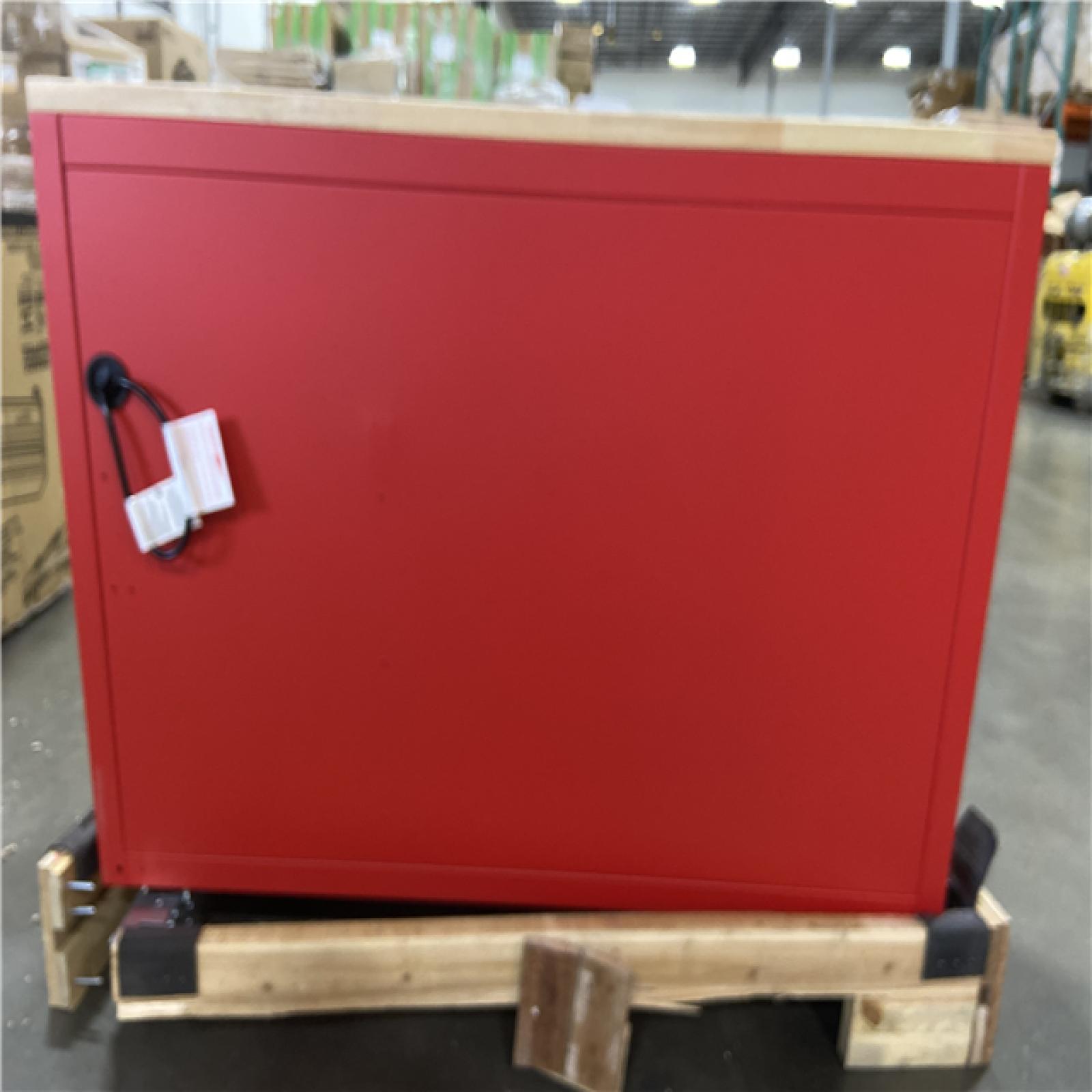 DALLAS LOCATION -  Milwaukee Tool Storage 52 in. W x 22 in. D Heavy Duty Red Mobile Workbench Cabinet