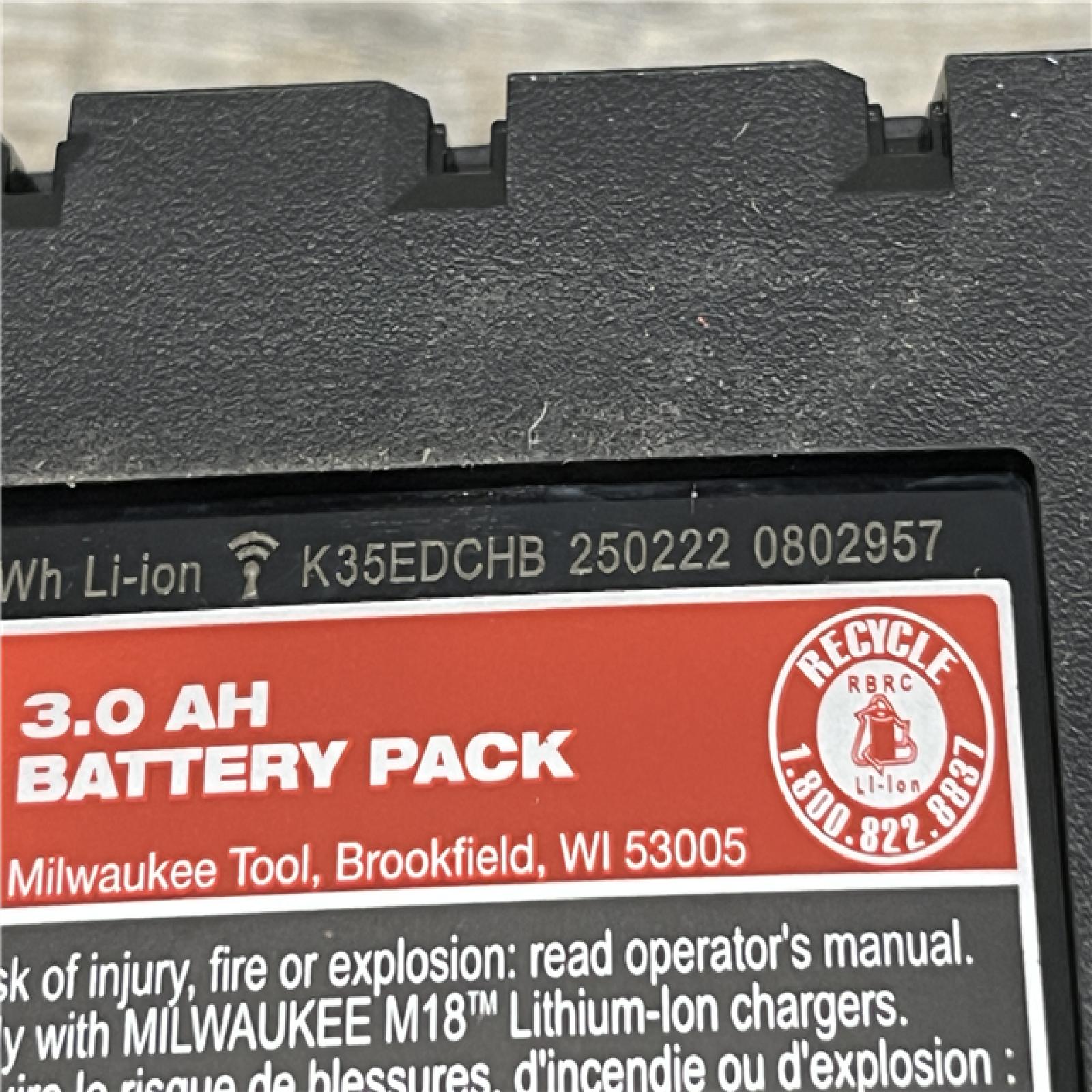 AS-IS Milwaukee 18-Volt Lithium-Ion HIGH OUTPUT CP 3.0Ah Battery Pack (2-Pack)
