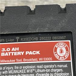 AS-IS Milwaukee 18-Volt Lithium-Ion HIGH OUTPUT CP 3.0Ah Battery Pack (2-Pack)