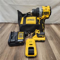 AS-SI -DeWalt 20V XR Lithium-Ion Cordless Brushless 1/2 in. Drill/Driver Kit with (2) 4.0 Ah Batteries and Charger