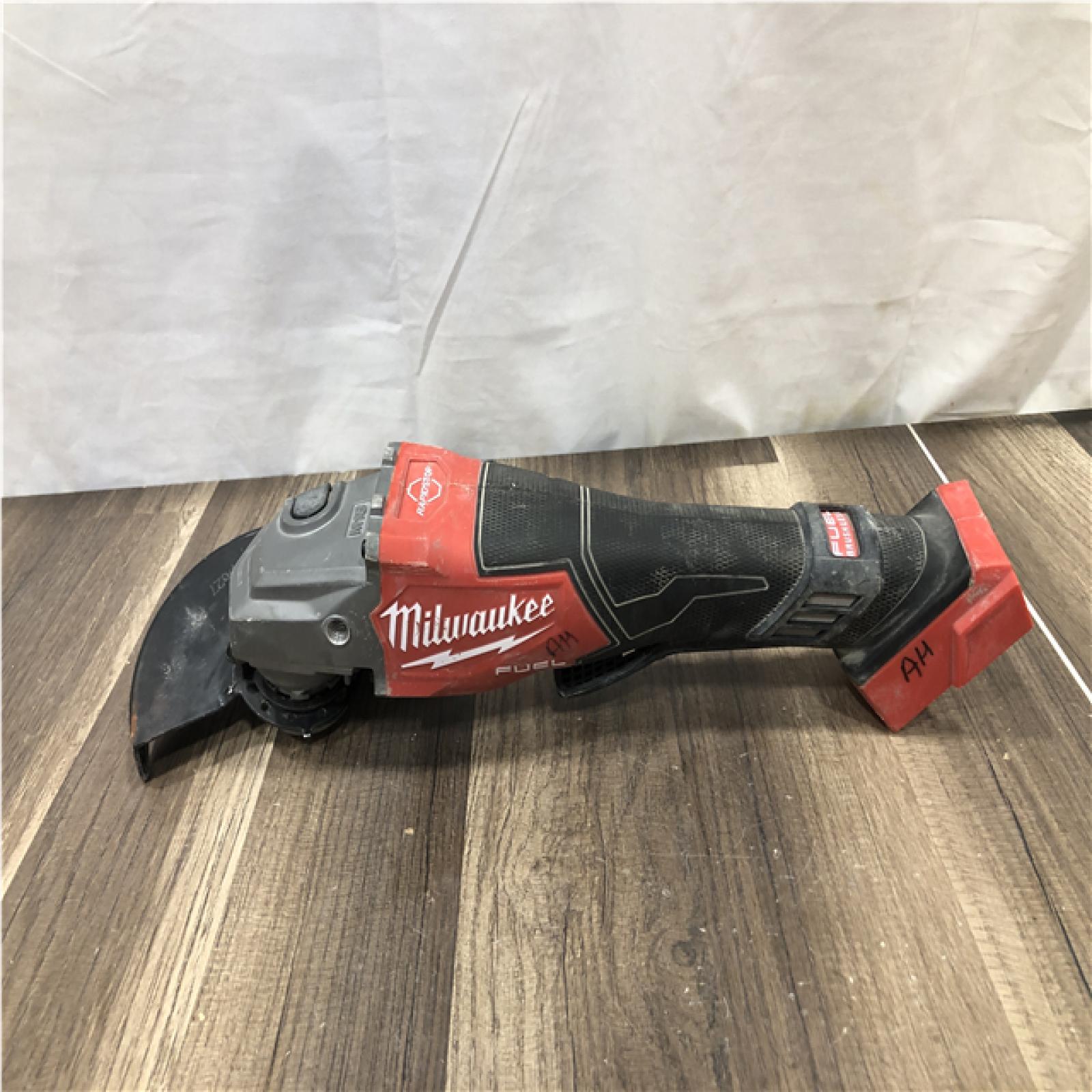 AS-IS Milwaukee FUEL 18-Volt Lithium-Ion Brushless Cordless 4-1/2 in./6 in. Braking Grinder with Paddle Switch (Tool-Only)