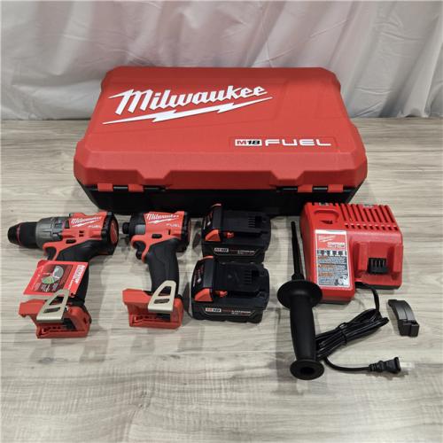 LIKE NEW! - MILWAUKEE FUEL 18V Cordless Hammer Drill and Impact Driver Combo Kit (2-Tool)