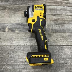AS-IS DEWALT ATOMIC 20V MAX Lithium-Ion Cordless 1/4 in. Brushless Impact Driver Kit