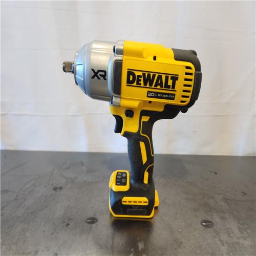 AS-IS- DEWALT 20V MAX XR Lithium-Ion Cordless 1/2 High Torque Hog Ring Anvil Impact Wrench (Tool Only)