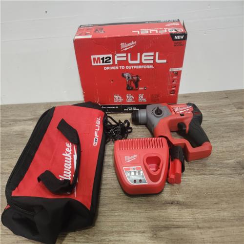 Phoenix Location LIKE NEW Milwaukee M12 FUEL 12V Lithium-Ion Brushless Cordless 5/8 in. SDS-Plus Rotary Hammer Kit with One 4.0Ah Battery and Bag
