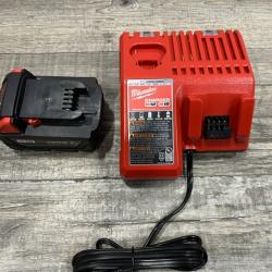 AS-IS Milwaukee 18-Volt Lithium-Ion XC Starter Kit with One 5.0Ah Battery and Charger