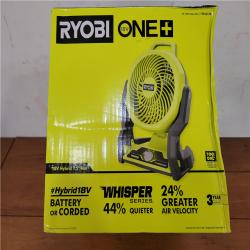 California NEW Ryobi One+ 18V Hybrid 7.5 Fan (Tool Only)