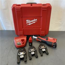 AS-IS - MILWAUKEE M12 12-Volt Lithium-Ion Force Logic Cordless Press Tool Kit