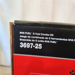 AS-IS- Milwaukee FUEL 18V Lithium-Ion Brushless Cordless (5-Tool) Combo Kit