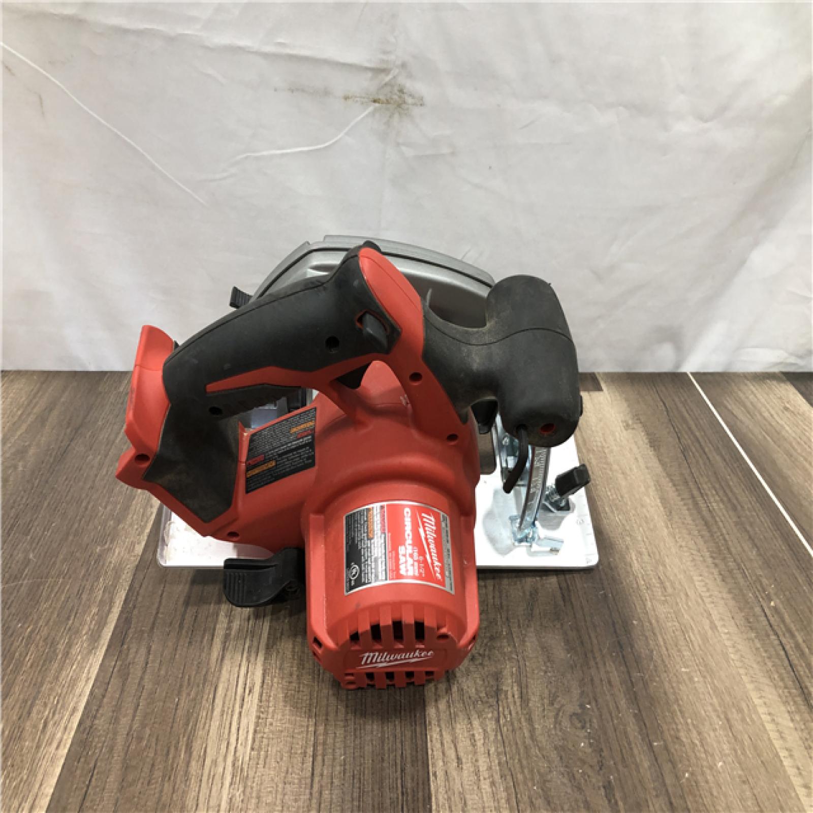 AS-IS Milwaukee 18V Lithium-Ion Cordless 6-1/2 in. Circular Saw (Tool-Only)