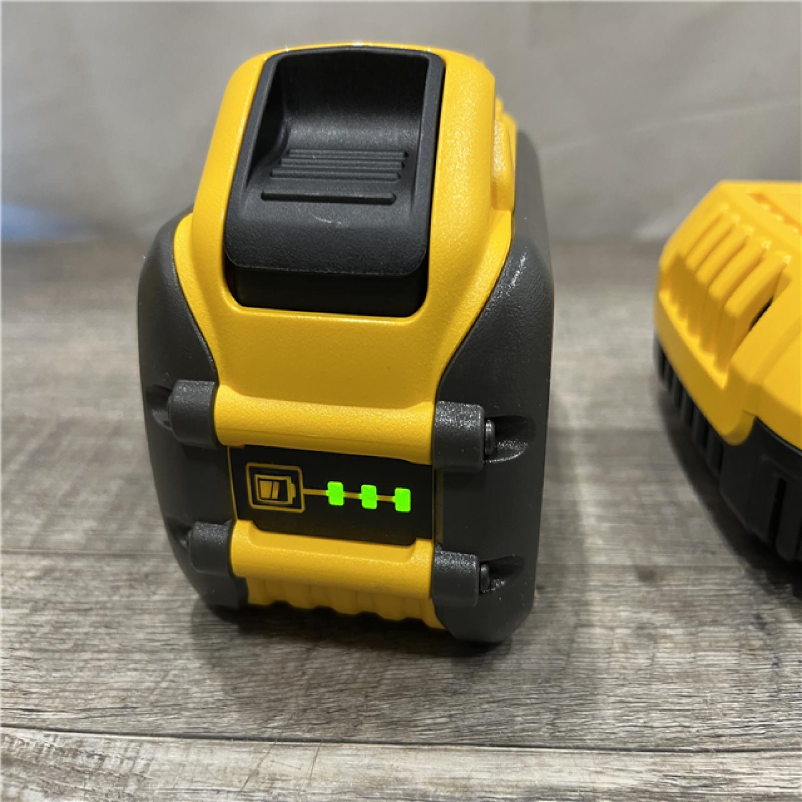 AS-IS DEWALT 20V/60V MAX FLEXVOLT Lithium-Ion 9.0Ah Battery and Charger Starter Kit