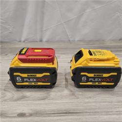 AS-IS DEWALT FLEXVOLT 20-Volt/60-Volt MAX 6.0Ah Battery Pack (2-Pack)