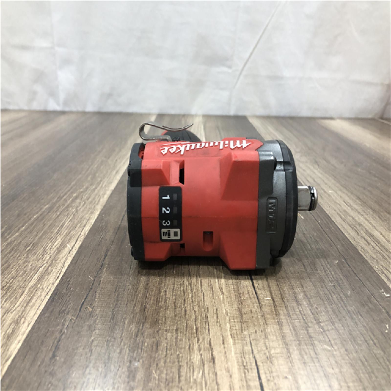 AS-IS Milwaukee FUEL 12V Lithium-Ion Brushless Cordless Stubby 1/2 in. Impact Wrench (Tool-Only)