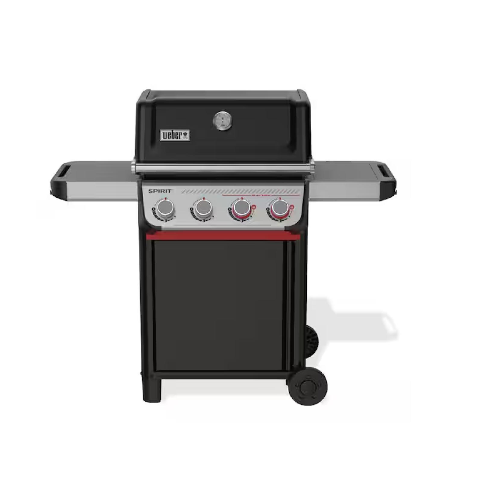 DALLAS LOCATION - Weber Spirit SC-E-425 4-Burner Propane Gas Grill in Black with Crafted Griddle Insert