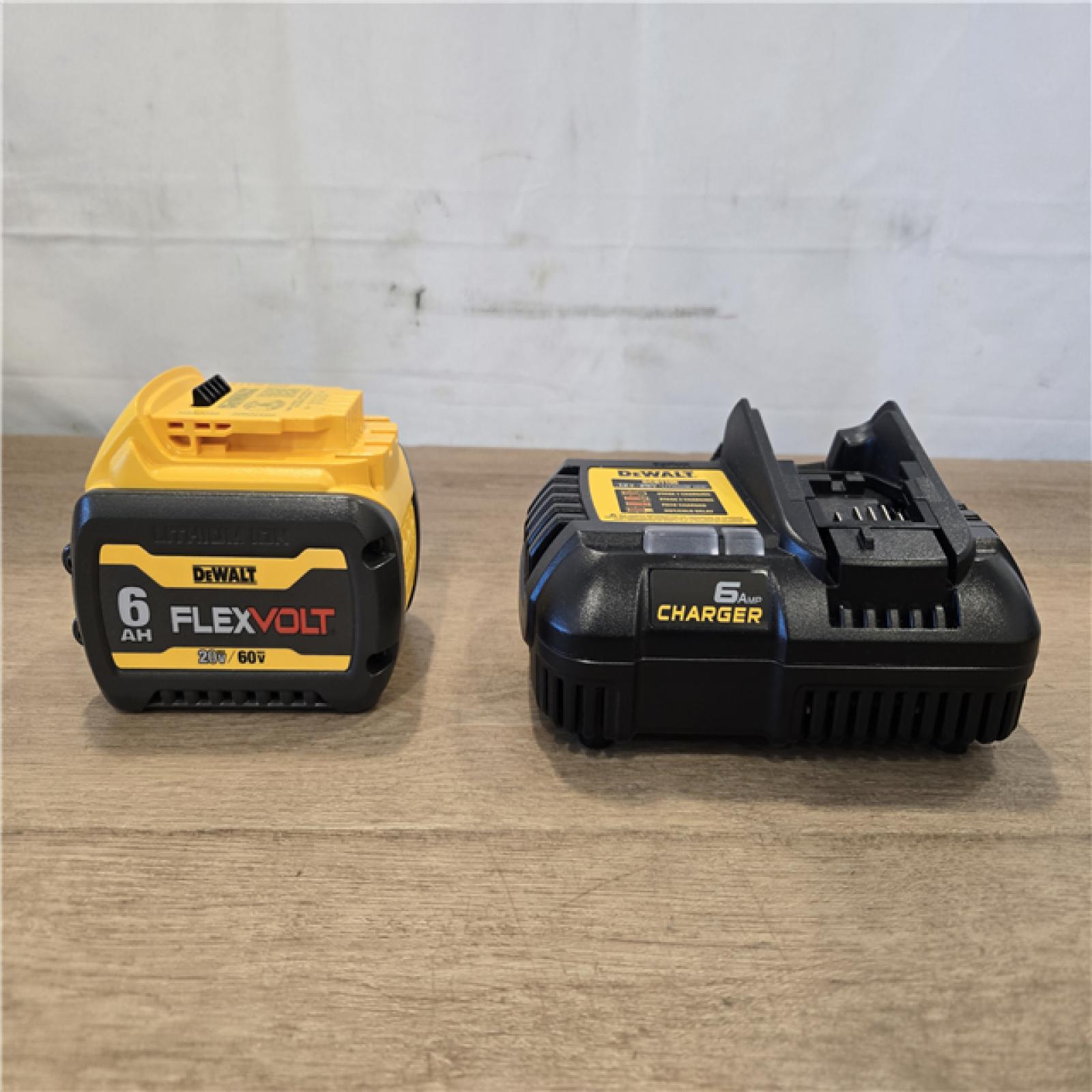 AS-IS DEWALT FLEXVOLT 20V/60V MAX Lithium-Ion 6.0Ah Battery Pack Kit