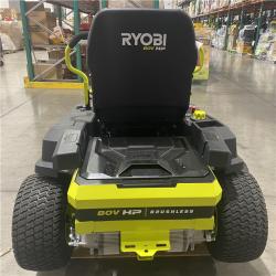Dallas Location - As-Is RYOBI ZR3 80V HP Brushless Battery Cordless Electric 42 in. Zero Turn Riding Lawn Mower with (2) 14.0 Ah Batteries and Charger