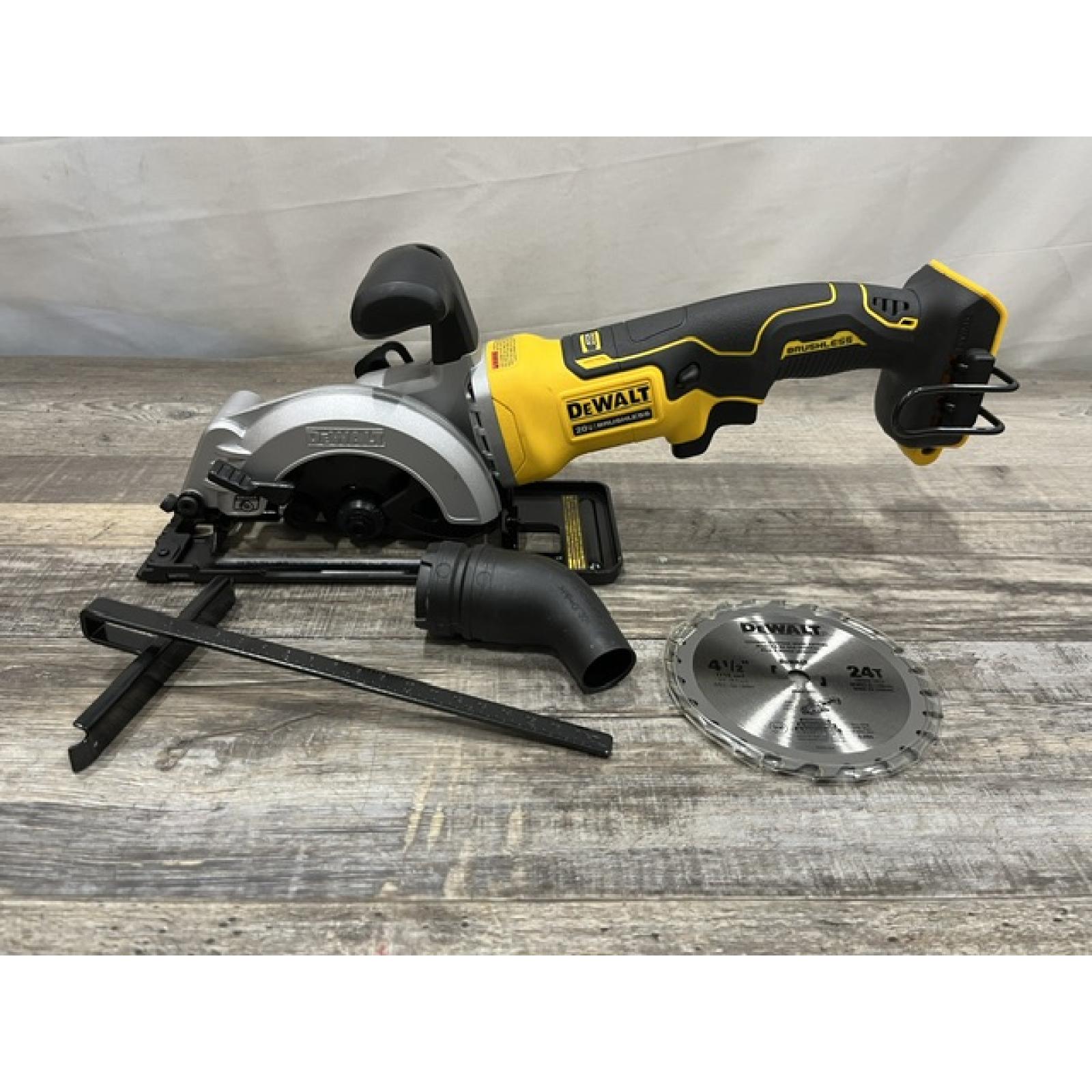 AS-IS DEWALT ATOMIC 20V MAX Cordless Brushless 4-1/2 in. Circular Saw (Tool Only)