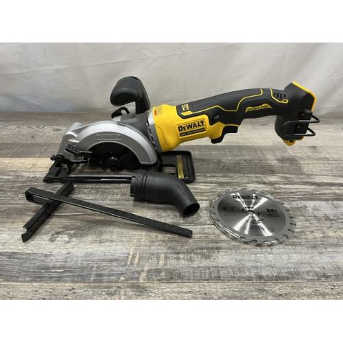 AS-IS DEWALT ATOMIC 20V MAX Cordless Brushless 4-1/2 in. Circular Saw (Tool Only)