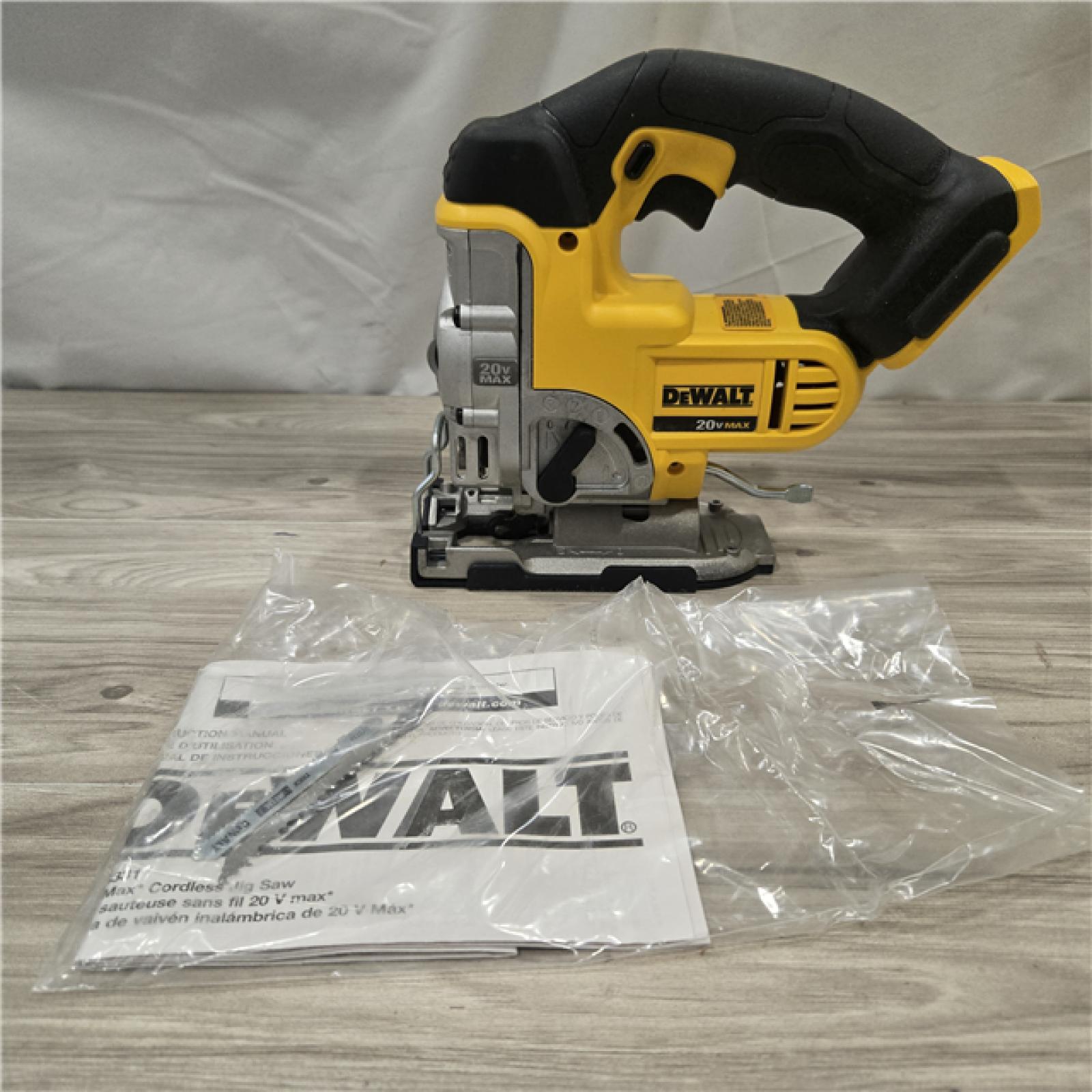 AS-IS DEWALT 20V MAX Cordless Jig Saw (Tool Only)