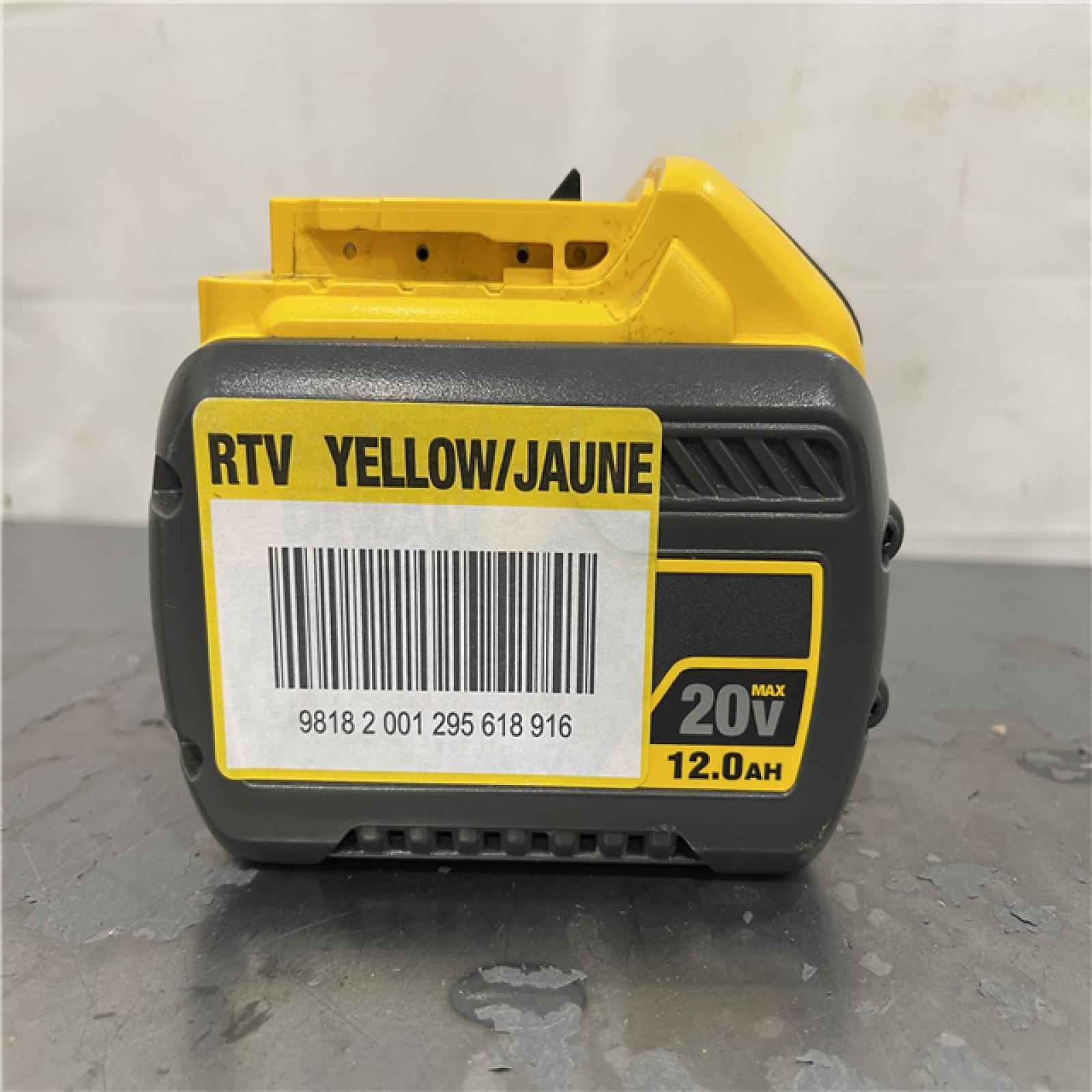 AS-IS- DEWALT FLEXVOLT 20-Volt/60-Volt MAX 12.0Ah Battery Pack