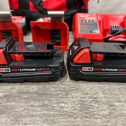 AS-IS Milwaukee 18V Lithium-Ion Brushless Cordless Compact Drill/Impact Combo Kit