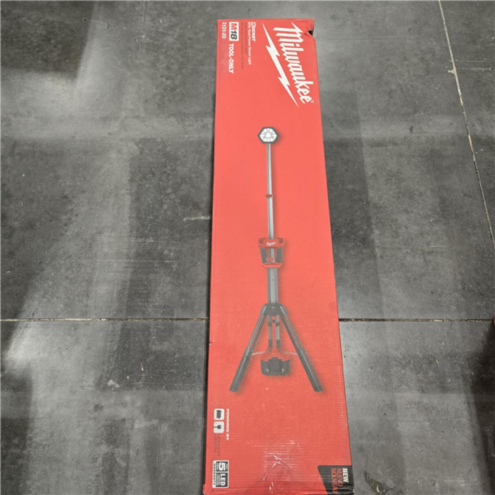 LIKE NEW! - Milwaukee M18 18V Cordless Rocket Dual Power Tower Light (Tool Only)
