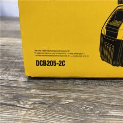 NEW - DEWALT 20V MAX Lithium-Ion Battery Starter Kit with 5.0 Ah Batteries (2-Pack) and Charger