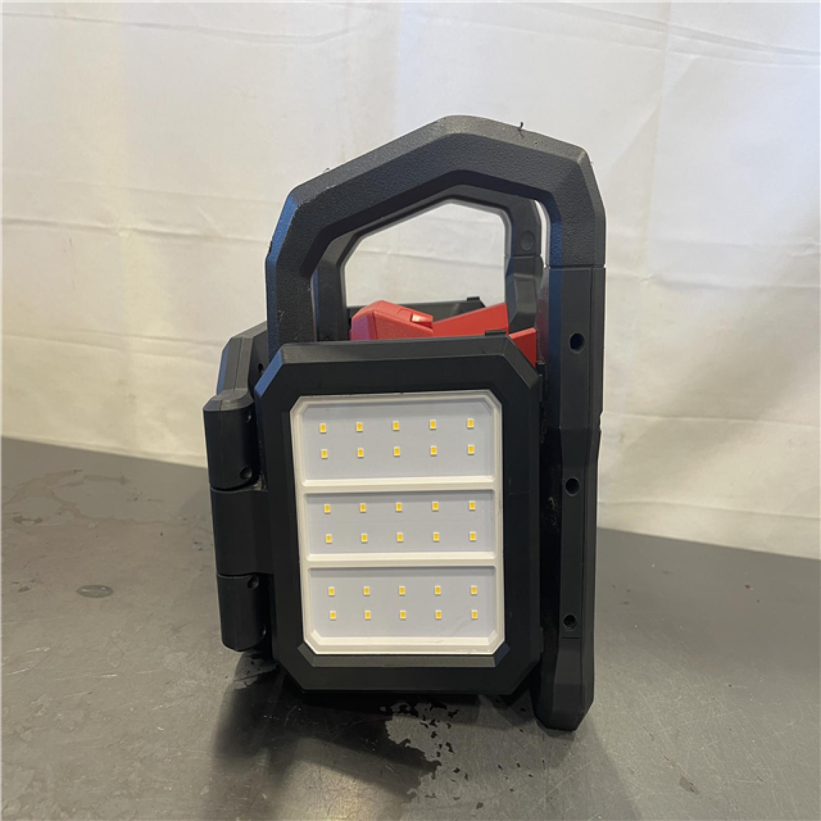AS-IS- Milwaukee M18 ROVER Dual Power Triple-Panel Flood & Area Light