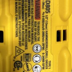 AS-IS Dewalt DCK449E1P1 20V MAX XR Brushless Lithium-Ion 4-Tool Combo Kit with (1) 1.7 Ah and (1) 5 Ah Battery