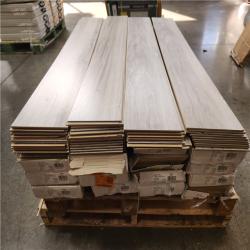 Phoenix AS-IS TrafficMaster Lakeshore Pecan Stone 7 mm T x 7.6 in. W Laminate Wood Flooring (488 sqft/20 case)