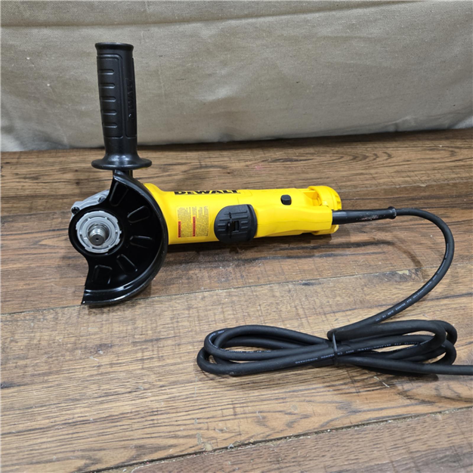 GOOD DEWALT 11 Amp Corded 4.5 in. Small Angle Grinder