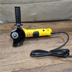 GOOD DEWALT 11 Amp Corded 4.5 in. Small Angle Grinder