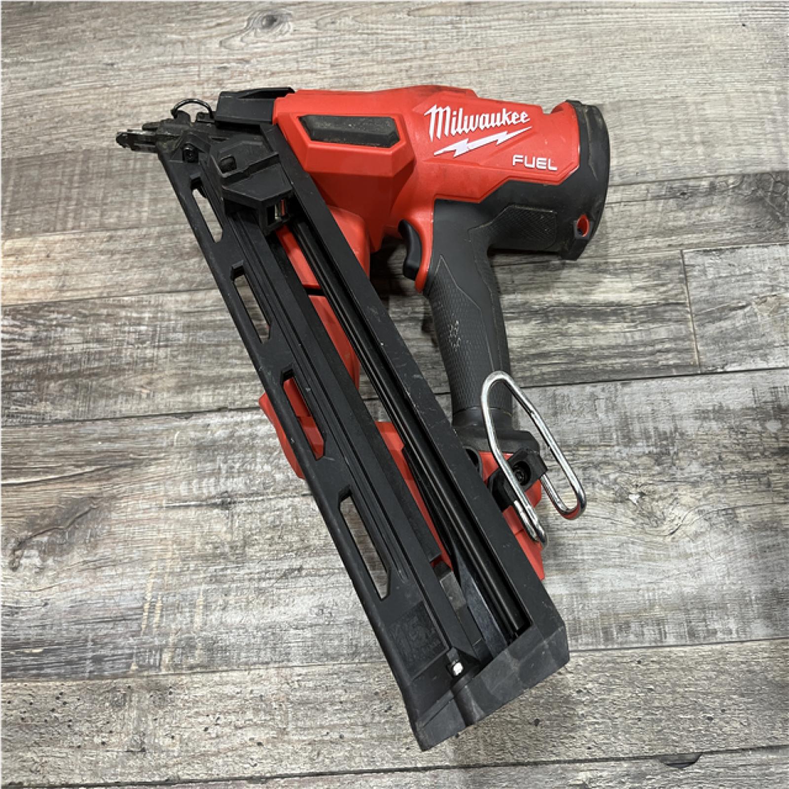 AS-IS Milwaukee FUEL 18V Lithium-Ion Brushless Cordless Gen II 15-Gauge Angled Nailer (Tool-Only)
