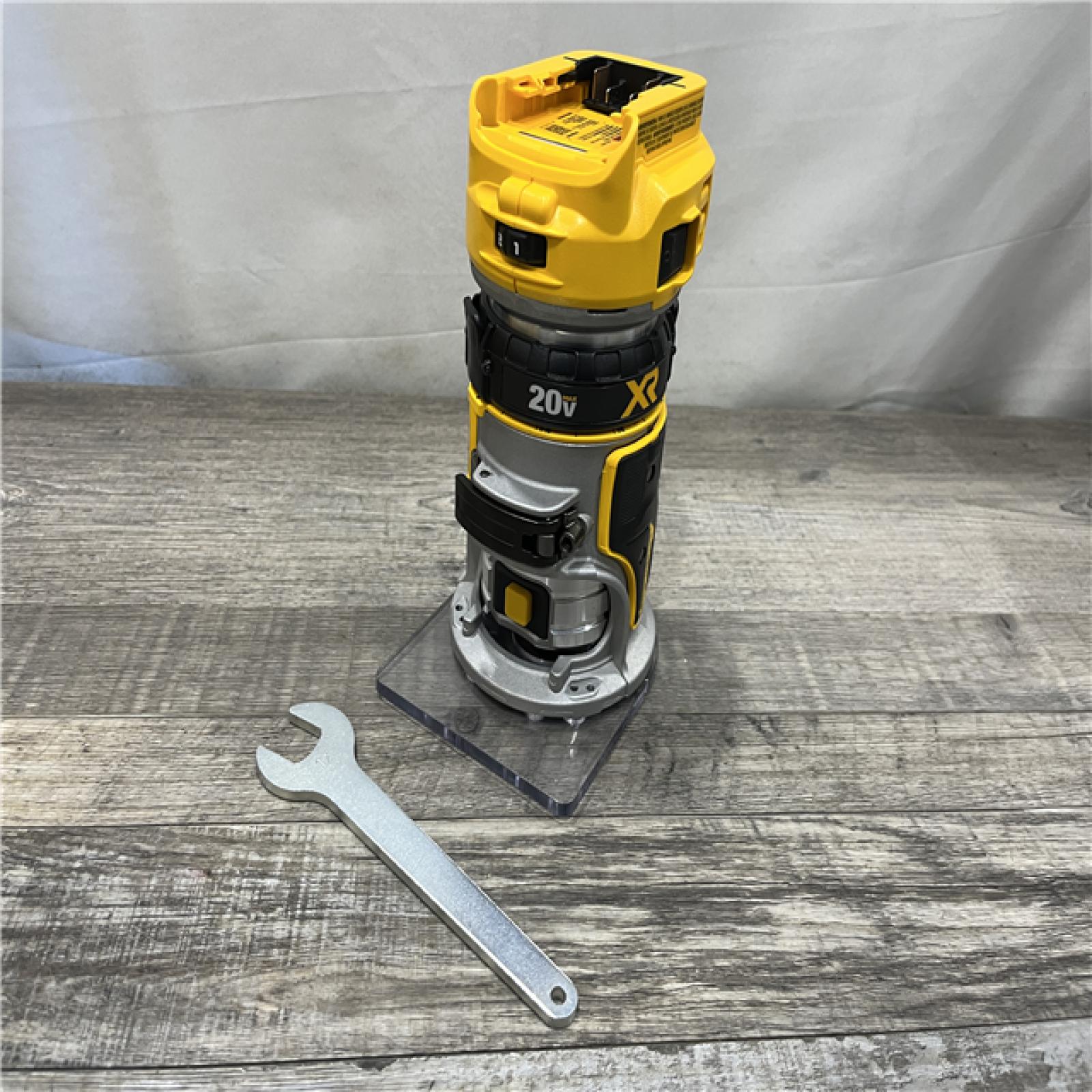 AS-IS DEWALT 20V MAX XR Cordless Brushless Fixed Base Compact Router (Tool Only)