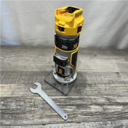 AS-IS DEWALT 20V MAX XR Cordless Brushless Fixed Base Compact Router (Tool Only)