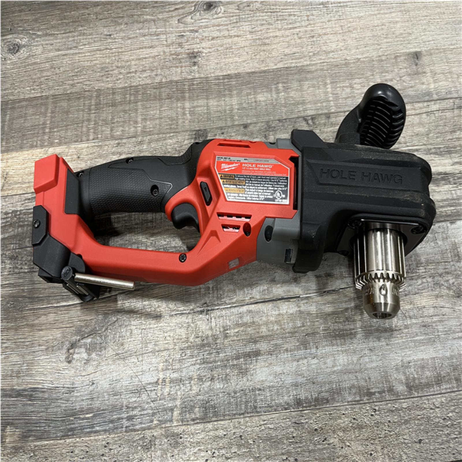 AS-IS Milwaukee FUEL GEN II 18V Lithium-Ion Brushless Cordless 1/2 in. Hole Hawg Right Angle Drill (Tool-Only)