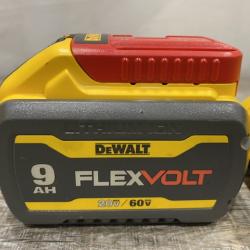 AS-IS DEWALT 20V/60V MAX FLEXVOLT Lithium-Ion 9.0Ah Battery and Charger Starter Kit