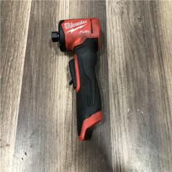 AS-IS Milwaukee  FUEL 12V Lithium-Ion Brushless Cordless 1/4 in. Right Angle Die Grinder (Tool-Only)