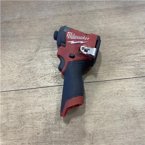AS-IS Milwaukee FUEL 12V Lithium-Ion Brushless Cordless 1/4 in. Hex Impact Driver (Tool-Only)
