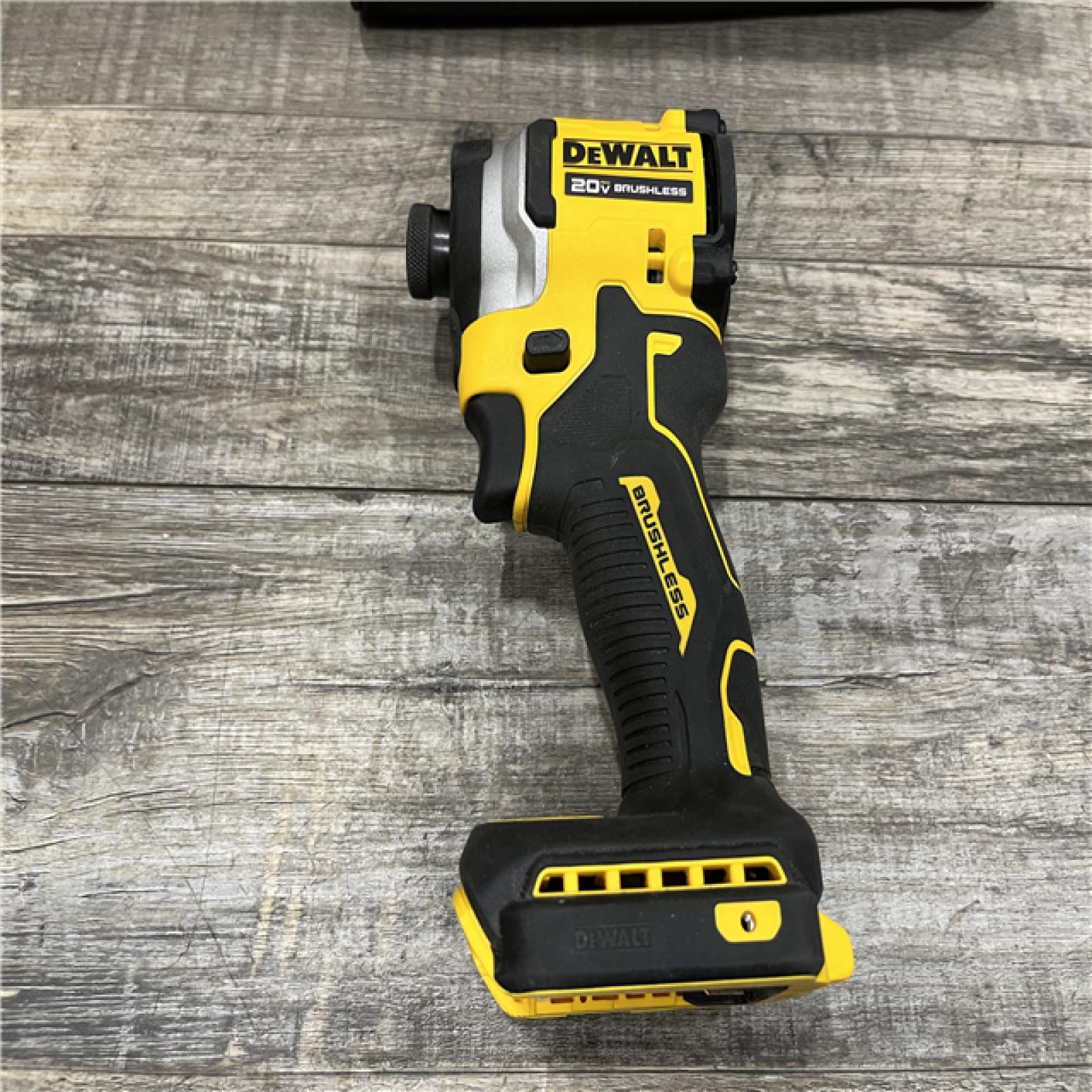 AS-IS DEWALT ATOMIC 20V MAX Lithium-Ion Cordless 1/4 in. Brushless Impact Driver Kit