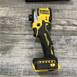AS-IS DEWALT ATOMIC 20V MAX Lithium-Ion Cordless 1/4 in. Brushless Impact Driver Kit