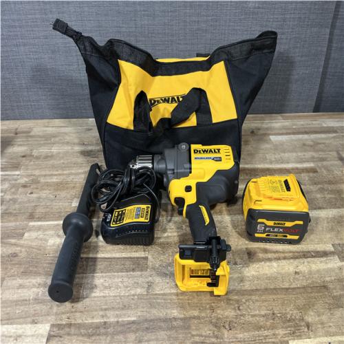 Houston Location AS-IS FLEXVOLT 60V MAX Cordless Brushless 1/2 in. Concrete Mud Mixer/Drill with E-Clutch and (1) FLEXVOLT 6.0Ah Battery