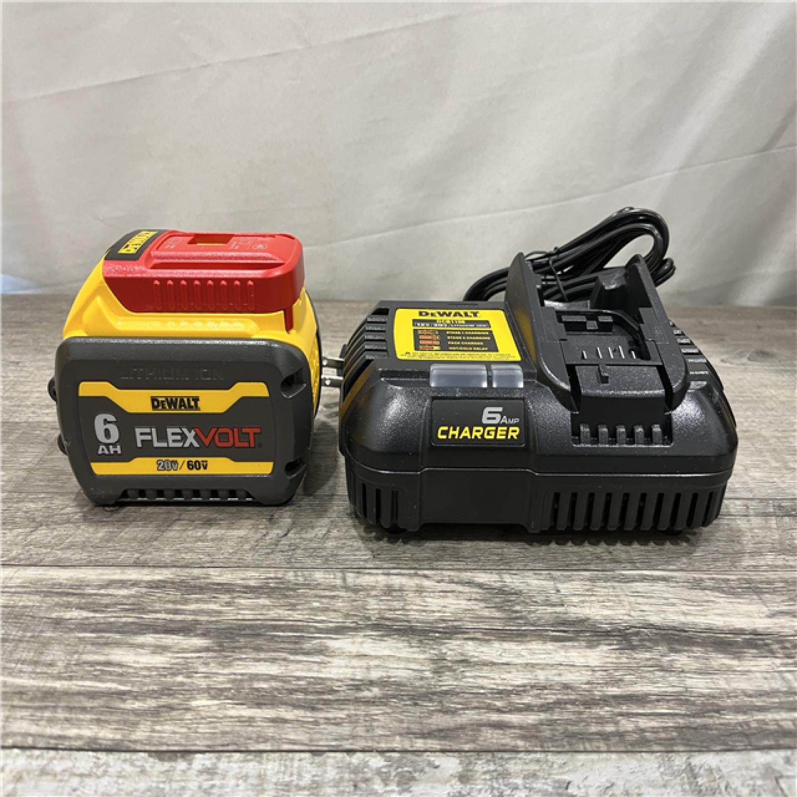 AS-IS DEWALT FLEXVOLT 20V/60V MAX Lithium-Ion 6.0Ah Battery Pack Kit